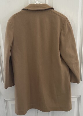 Zero King Vintage Wool 3 Button Overcoat Car Coat Men's 38 Zero King Vintage Wool 3 Button Overcoat Car Coat Men's 38