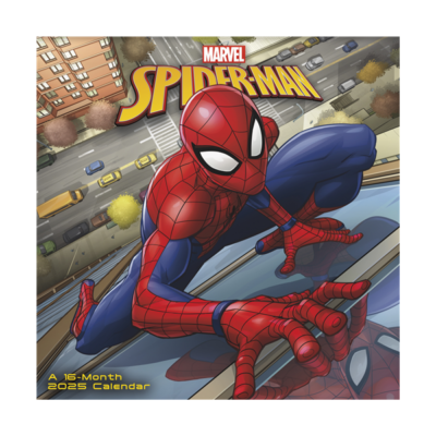 2024 Marvel Spider-Man: Across The Spider-Verse Wall Calendar - 12"x12" Monthly Calendar With 2023-2024 Dates & Premium Images