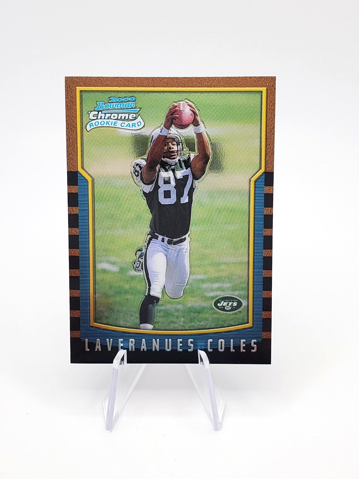 2000 Bowman Chrome Rookie Card #192 Laveranues Coles