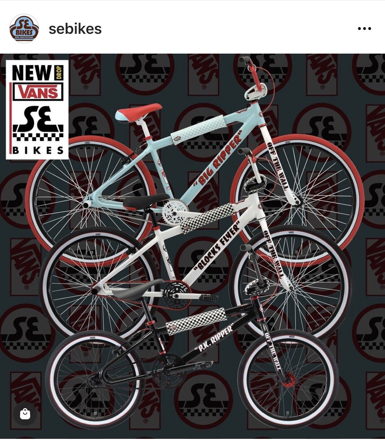 SE Bikes Big Ripper 29", Blocks Flyer 26" , Pk Ripper 20" VANS COMBO BRAND NEW!