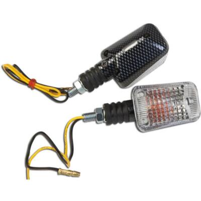 T4TUNE 060026 Cp. Blinker Omol. ''''Twin '' Kohlenstoff 23W & 12V
