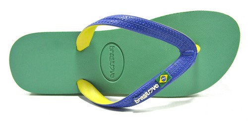 Infradito Uomo in Gomma Leggeri Bassi Brasil Ciabatte Mare da Spiaggia  Verdi | eBay