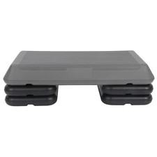 Aerobic Step Exercise Home Gym Workout Versatile Stepper w/ 3 Level Risers 28"