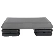 Aerobic Step Exercise Home Gym Workout Versatile Stepper w/ 3 Level Risers 28"