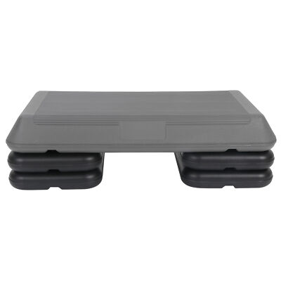 Aerobic Step Exercise Home Gym Workout Versatile Stepper w/ 3 Level Risers 28''