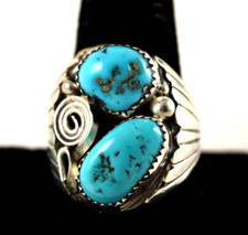 Turquoise .925 Sterling Silver Ring Size 10.5
