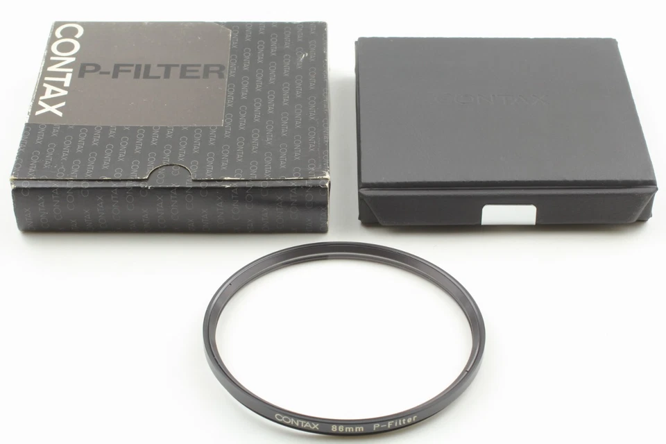 【 MINT in Case 】 CONTAX Genuine 86mm P-Filter Black from Japan - Image 2 of 4