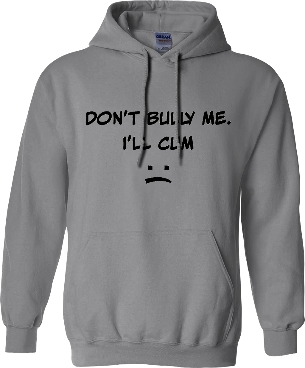 RHUDE Felpa con cappuccio DON'T BULLY ME I'LL CUM maleducata sarcastica offensiva divertente scherzo umorismo regali