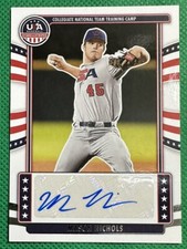 2024 panini stars and stripes Mason Nichols AUTO #NTS-MN Mint