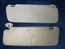 89-95 TOYOTA PICKUP TRUCK 4RUNNER SUN VISORS SHADES DRIVER PASSENGER LH RH GRAY