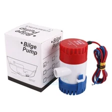 1100GPH 12V Submersible Bilge Water Pump Float Switch Boat Yacht 29mm Hose NEW