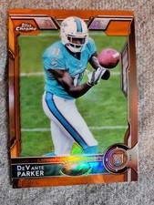 2015 Topps Chrome Football Orange Refractor #103 DeVante Packer Rookie Card