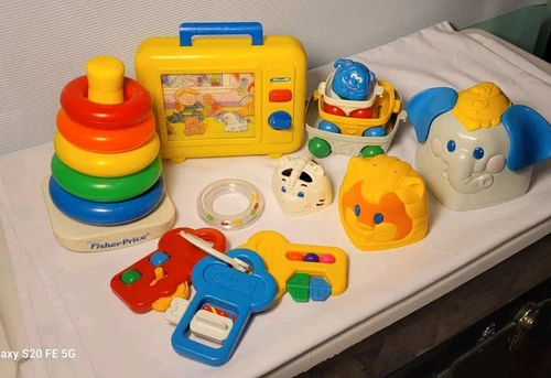 Vintage FISHER PRICE baby, Toddler Toy Lot
