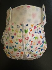 Female Dog Puppy Pet Diaper Washable Pant Sanitary Underwear MULTI HEARTS MED