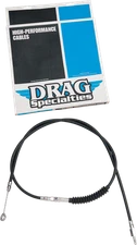 DRAG SPECIALTIES High-Efficiency Black Vinyl Clutch Cable - Fits 62-11/16"