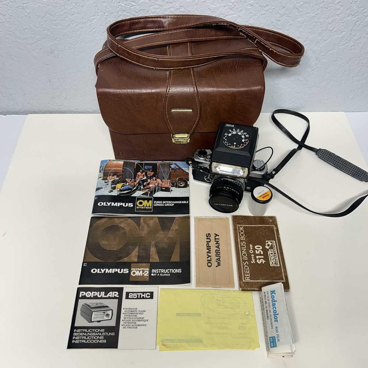 Olympus OM-2n Film Camera with Zuiko Auto-S 50mm f/1.8 Lens