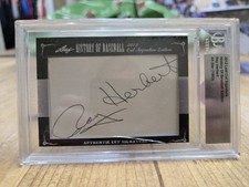 2012 Leaf History of Baseball Cut Signature Ray Herbert Auto.  Case Crack. 