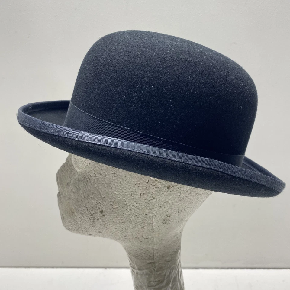 Golden Gate Women's Black Wool Derby Hat Size 7 - Image 3 of 4