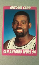 Antoine Carr San Antonio Spurs 1993-94 French 5 Majeur RARE Oddball