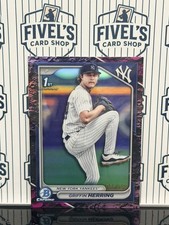 2024 Bowman Chrome Draft Fuchsia Lunar Refractors BDC173 Griffin Herring 086/199