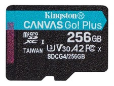 Kingston microSDXC Canvas Go Plus Extended Capacity SD SDCG4/256GBSP