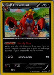 Crawdaunt 92/160 Holo Rare XY Primal Clash