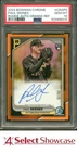 2024 BOWMAN CHROME AUTO ORANGE REFRACTOR PAUL SKENES RC #/25 4SC ELITE PSA 10Opens in a new window or tab