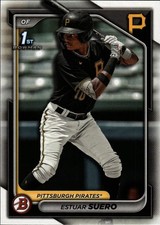 2024 Bowman Prospects [Base] - Estuar Suero 1st Bowman #BP-63 - Pirates