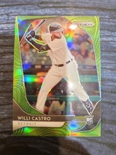 2020 Panini Prizm - Tier II Willi Castro #113 Lime Green Prizm /125 (RC)