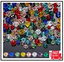 1000 Pcs Glass Beads Bulk Assorted Crystal Beads for Jewelry Making Colorful Fac