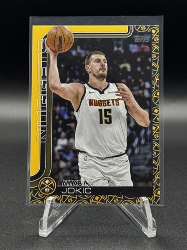 2025-26 Topps Basketball Nikola Jokic Nuggets Team Logo Border SSP #101