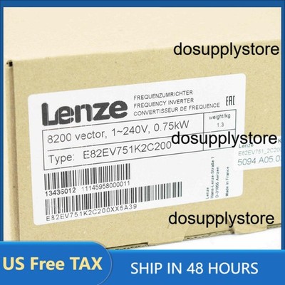 NEW Lenze Inverter 8200 Vector 0.75kW E82EV751K2C200 US STOCK