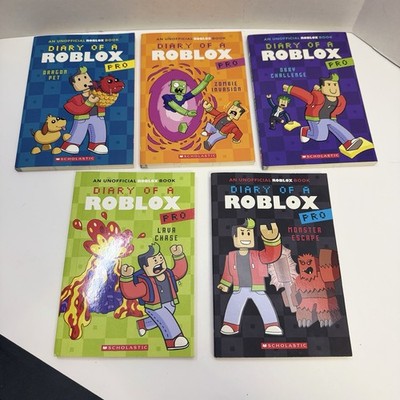 Diary of a Roblox Pro Book Lot 1-5 Paperbacks 9781338863468| eBay
