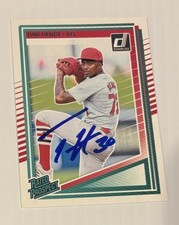 Tink Hence Signed Autographed 2024 Donruss Baseball Card