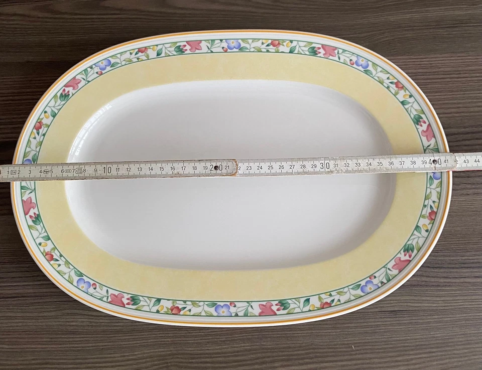 VILLEROY & BOCH Virginia Fleischplatte Platte oval Top Zustand