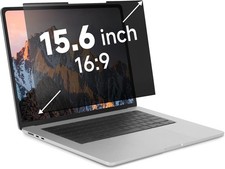 Nano-Suction Laptop Privacy Screen 15.6 Inch 16:9, Removable Screen Privacy Shie