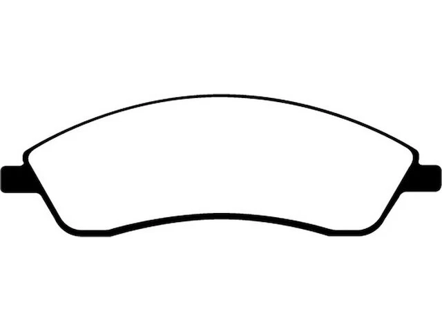 Juego de pastillas de freno delanteras EBC 16412CTJR 2006 2007 para Cadillac STS 2005-2008 Foto 3 de 4