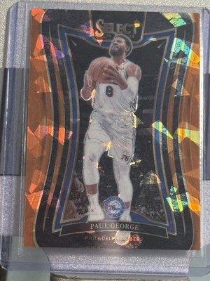 24-25 Panini Select Paul George Mezzanine Orange Pulsar #/275 (AAJ)