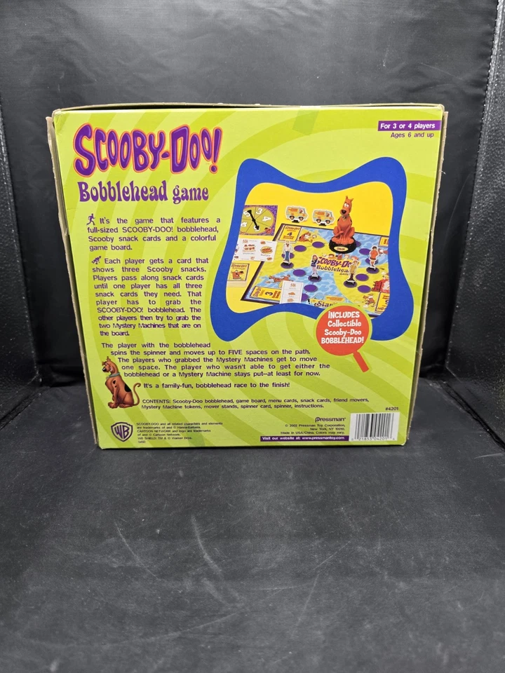2002 Scooby-Doo Bobblehead Game Pressman Cartoon Network BRAND NEW  - Image 2 of 4