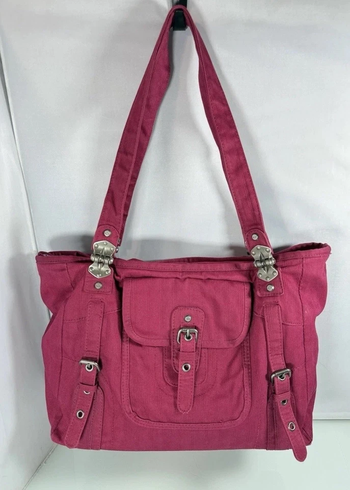 De colección Oakley Táctico Lona Rojo Rubí Granate Cartera Gimnasio Bolso de Mano Bolso de Viaje Foto 2 de 4