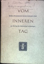 Vom inneren Tag: Ein Bücher-Almanach zum hun...