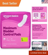 Incontinence Pads for Women, Postpartum, Long, Maximum Absorbency, Bladder Co...