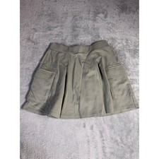 American Eagle Women Green Cargo Pleated Skort Active Mini Skirt Size M NWT