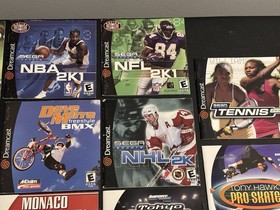 Sega Dreamcast Empty Case & Manual Lot w/ Broken Discs Rayman 2 Crazy Taxi More!