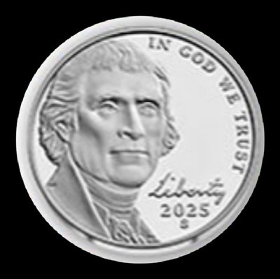 2025 S Proof Jefferson Nickel Uncirculated US Mint * %