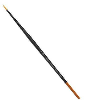 AK INTERACTIVE - AKB007 SYNTHETIC BRUSH - ROUND 0