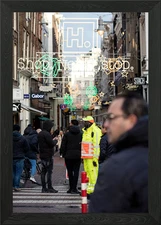 Amsterdam sin city trippin Framed Wall Art Poster Canvas Print Picture