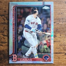 Topps 2025 Chrome Logofractor Edition Triston Casas #192 Red Sox Baseball Card