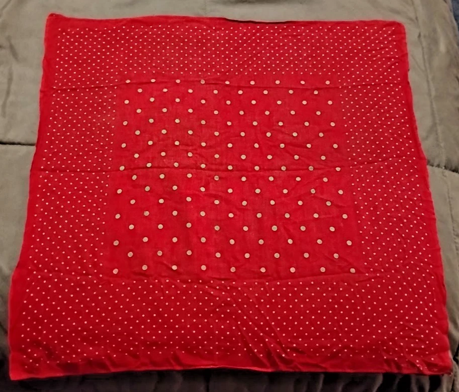 Western/Bandana Vintage Plain & Solid Handkerchiefs for sale | eBay