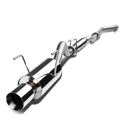 For 2002-2006 Acura RSX DC5 Type-S Catback Exhaust System 4'' Rolled Muffler Tip